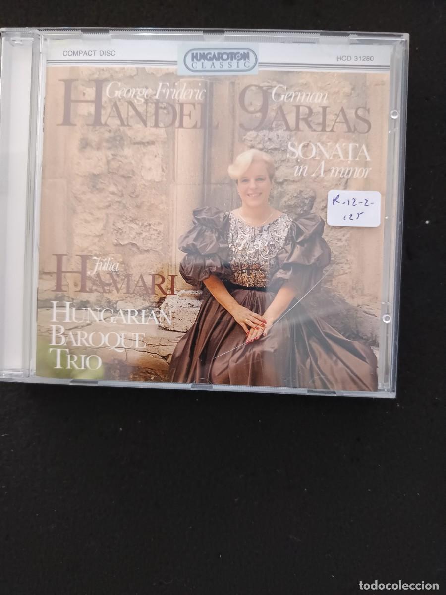 CDs de M&uacute;sica: H&Auml;NDEL: 9 GERMAN ARIAS / SONATA IN A MINOR. MEZZO-SOPRANO: J&Uacute;LIA HAMARI