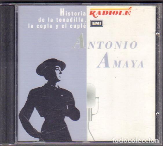 CDs de M&uacute;sica: ANTONIO AMAYA - COLECCION HISTORIA DE LA TONADILLA, LA COPLA Y EL CUPL&Eacute; / CD ALBUM 1998 RF-14621