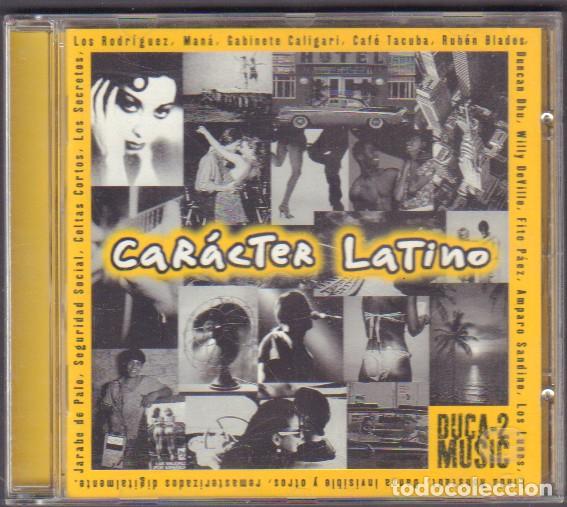 CDs de M&uacute;sica: CARACTER LATINO - LOS RODRIGUEZ, MAN&Aacute;, GABINETE GALIGARI, CAFE TACUBA.../ CD ALBUM 1997 RF-14624