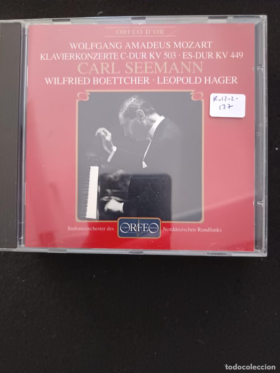 CDs de M&uacute;sica: MOZART: KLAVIERKONZERTE KV 503 & 449. PIANO: CARL SEEMAN. DIR.: WILFREIED BOETTCHER, LEOPOLD HAGER