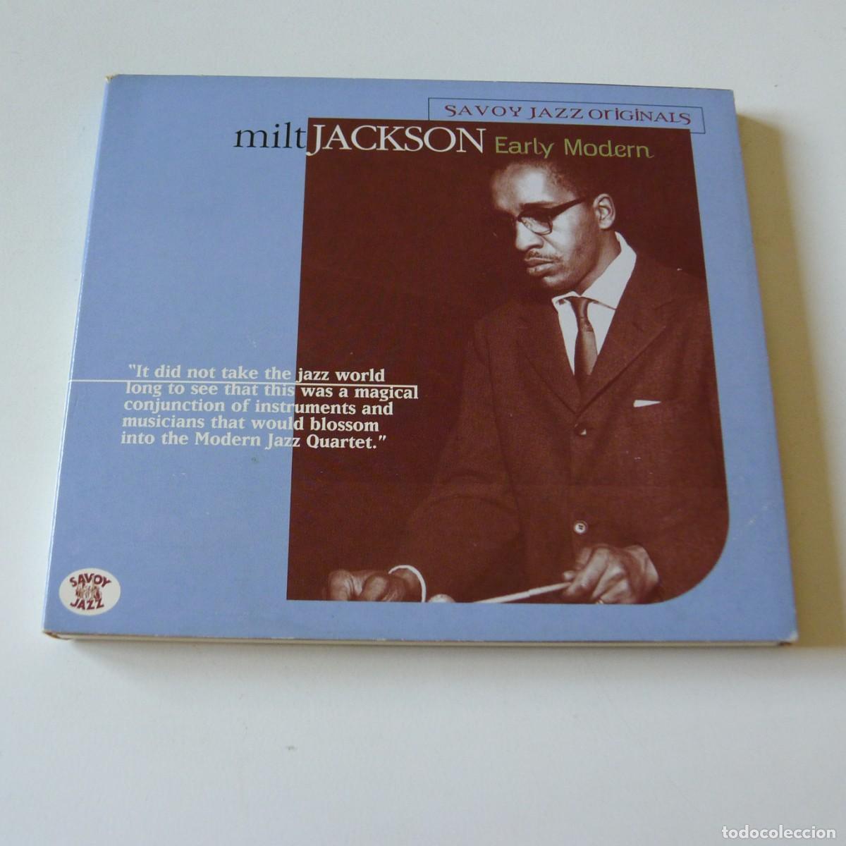 CDs de m&uacute;sica: Milt Jackson &ndash; Early Modern CD digipack edicion US - Foto 1