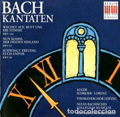 CDs de M&uacute;sica: Cantatas Bwv 36, 61, 140- 0782124209926