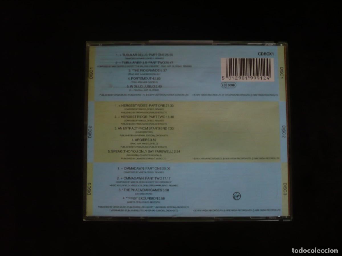 CDs de m&uacute;sica: mike oldfield boxed - con 3 cd como nuevos + librito - Foto 2