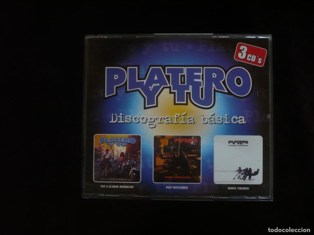 CDs de M&uacute;sica: platero y tu discografia basica - con 3 cd como nuevos + librito
