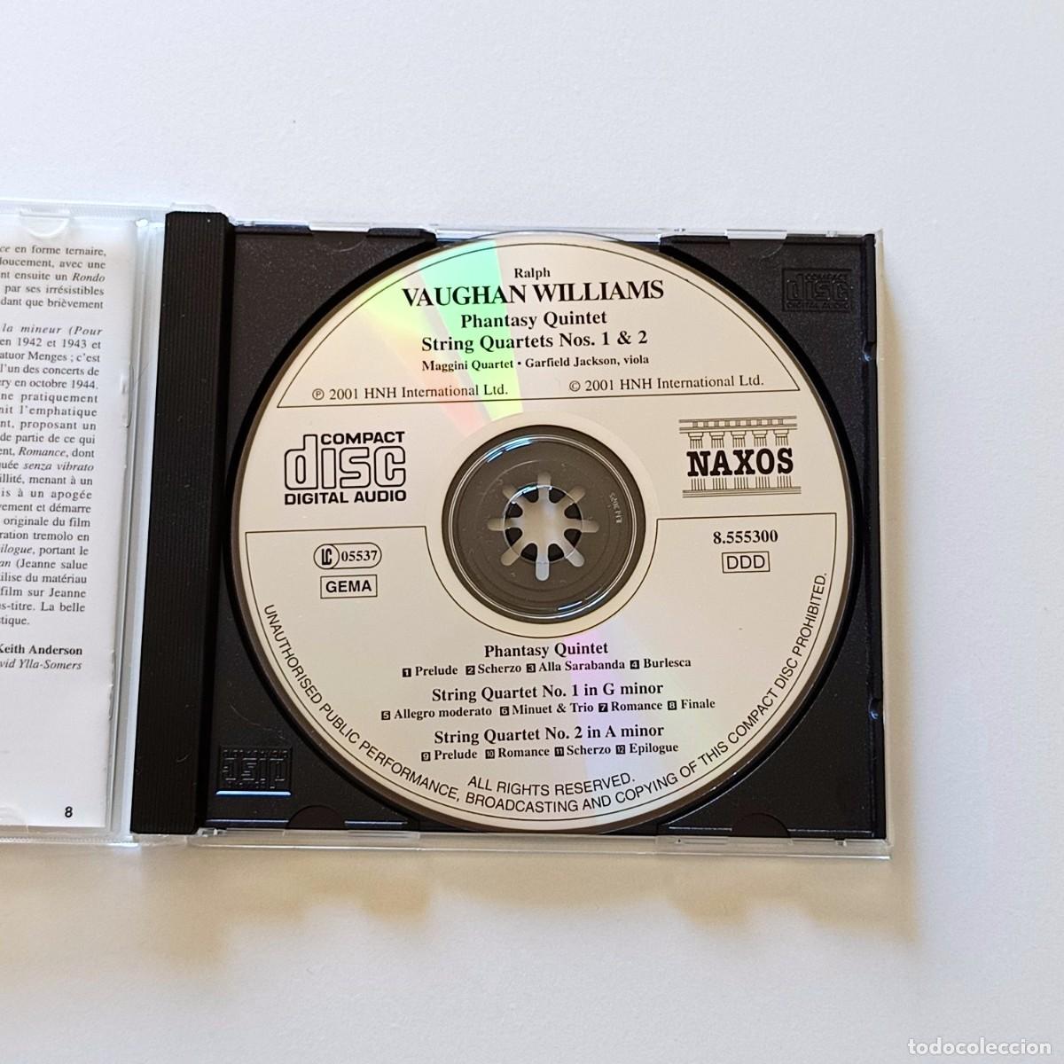 CDs de m&uacute;sica: CD Vaughan Williams - String Quartets Nos. 1 & 2 - Foto 3
