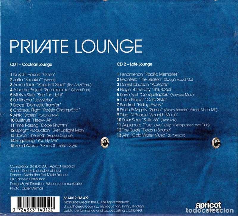 CDs de m&uacute;sica: Private Lounge. 2 x CD - Foto 2
