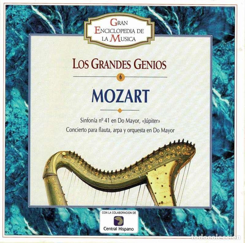 CDs de M&uacute;sica: Mozart - Sinfon&iacute;a n&ordm; 41 J&uacute;piter. Concierto para flauta, arpa y orquesta en Do mayor. CD