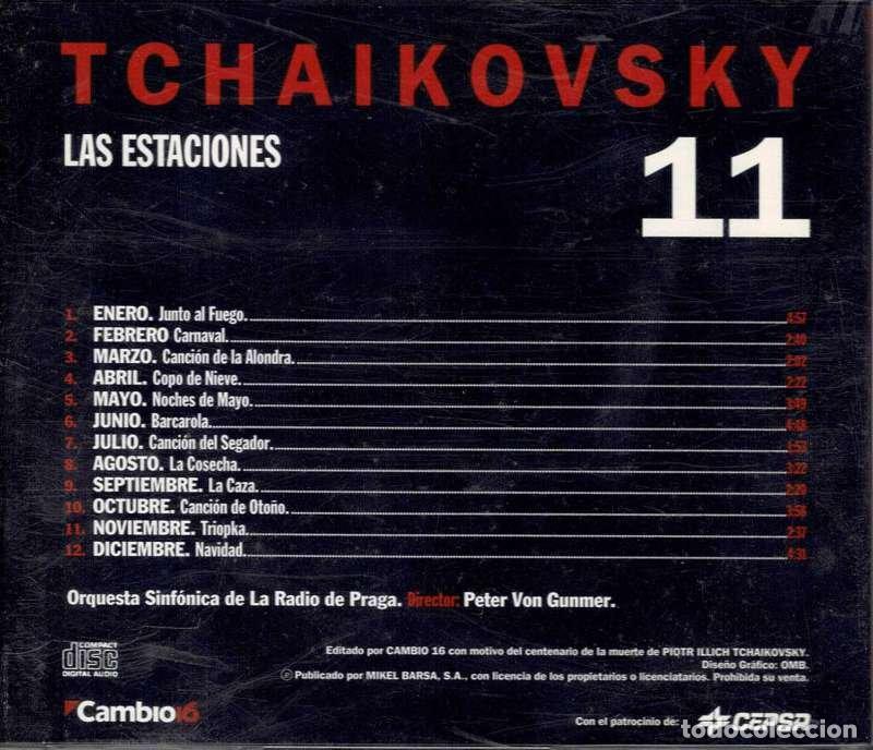 CDs de m&uacute;sica: Tchaikovsky. Las Estaciones. Vol. 11. CD - Foto 2