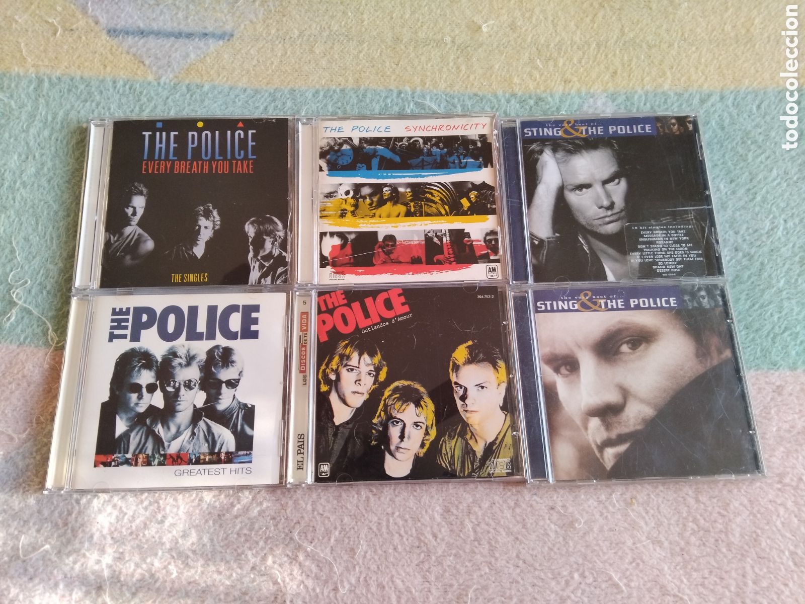 CDs de m&uacute;sica: Lote The police cds (4 cds)