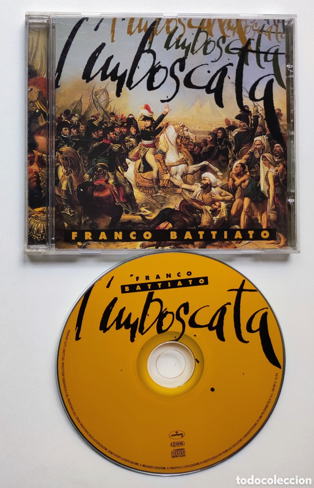 CDs de M&uacute;sica: 1996 CD - FRANCO BATTIATO / L'IMBOSCATA - POLYGRAM ITALIA 1996 IMPORTADO / EXCELENTE ESTADO