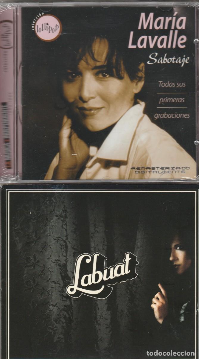 CDs de M&uacute;sica: LOTE 2 CDS-Mar&iacute;a Lavalle &ndash; Sabotaje + Labuat &ndash; Labuat-2009 Estilo:Bossanova, Easy Listening