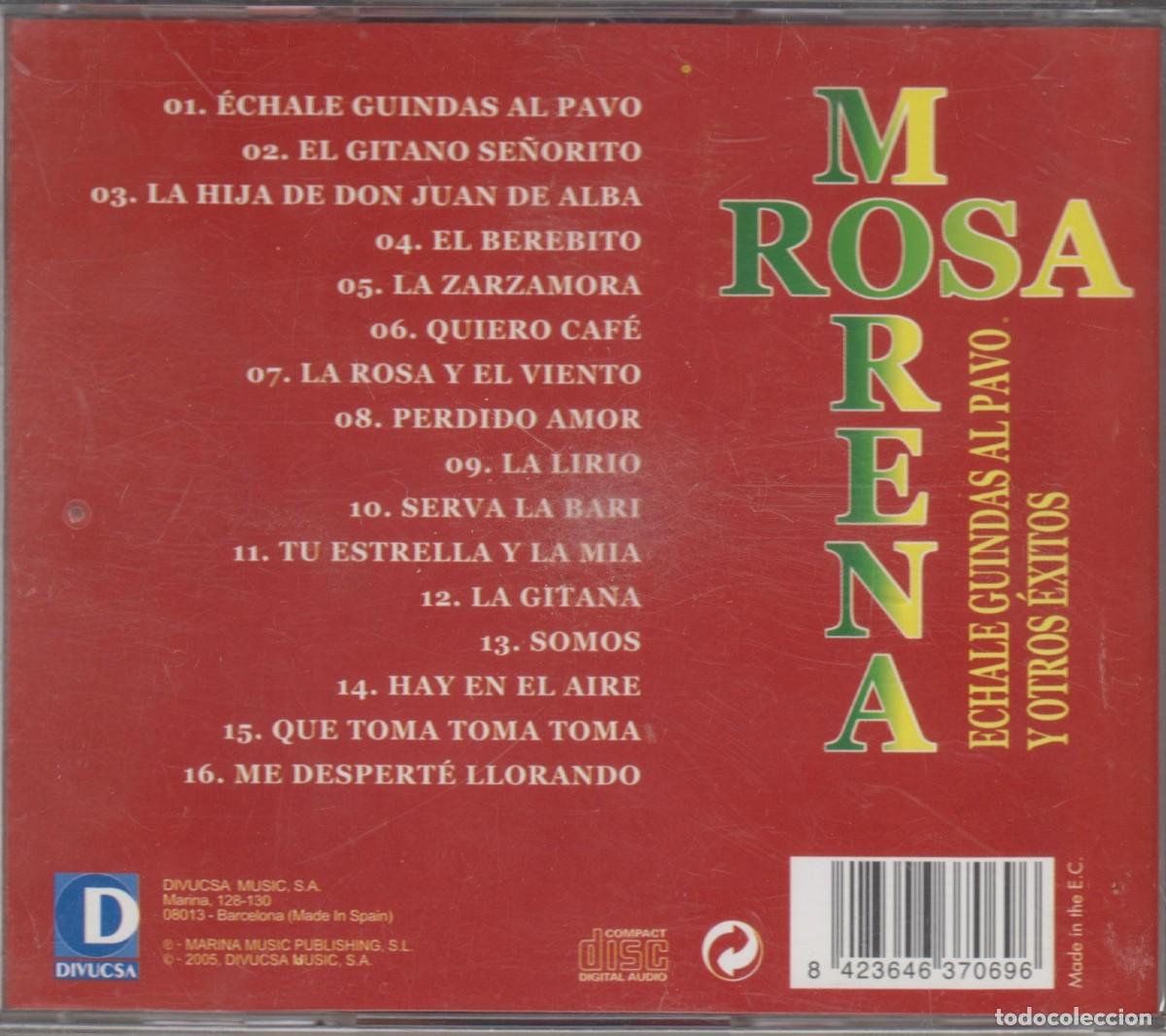 CDs de m&uacute;sica: Rosa Morena cd &Eacute;chale guindas al pavo 2005 - Foto 2