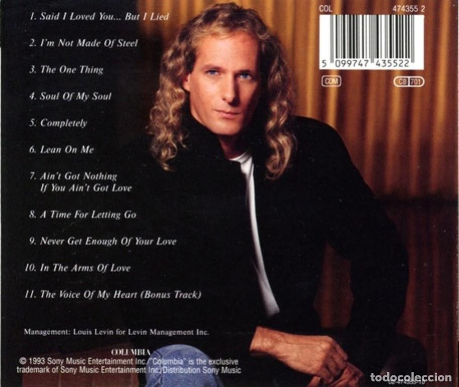 CDs de m&uacute;sica: MICHAEL BOLTON. THE ONE THING. CD. - Foto 2