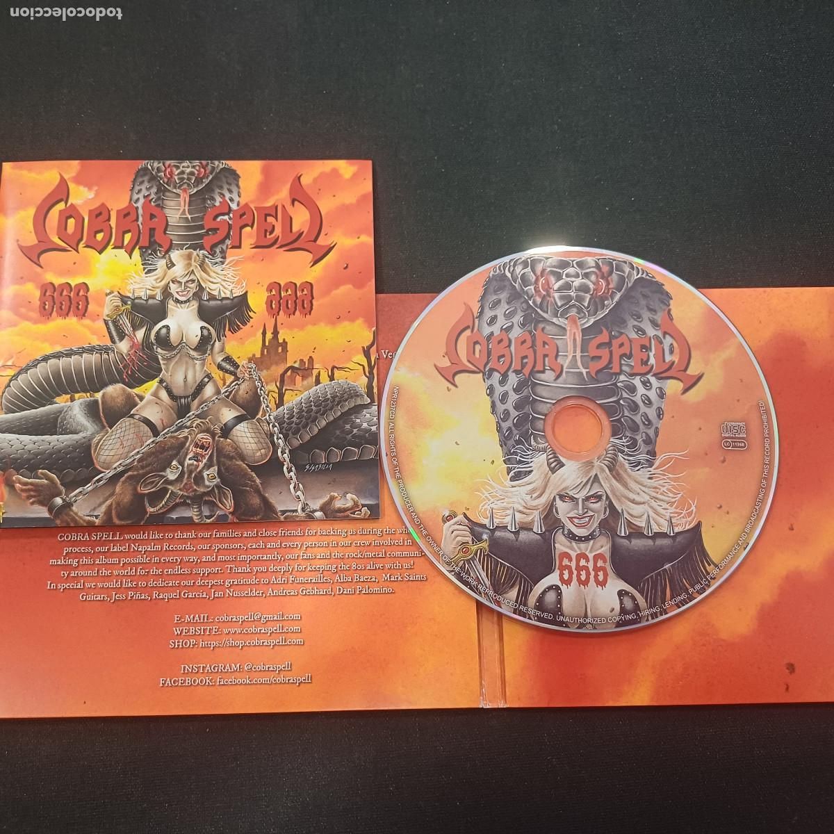 CDs de m&uacute;sica: COBRA SPELL/666/CD METAL DIGIPACK. - Foto 3