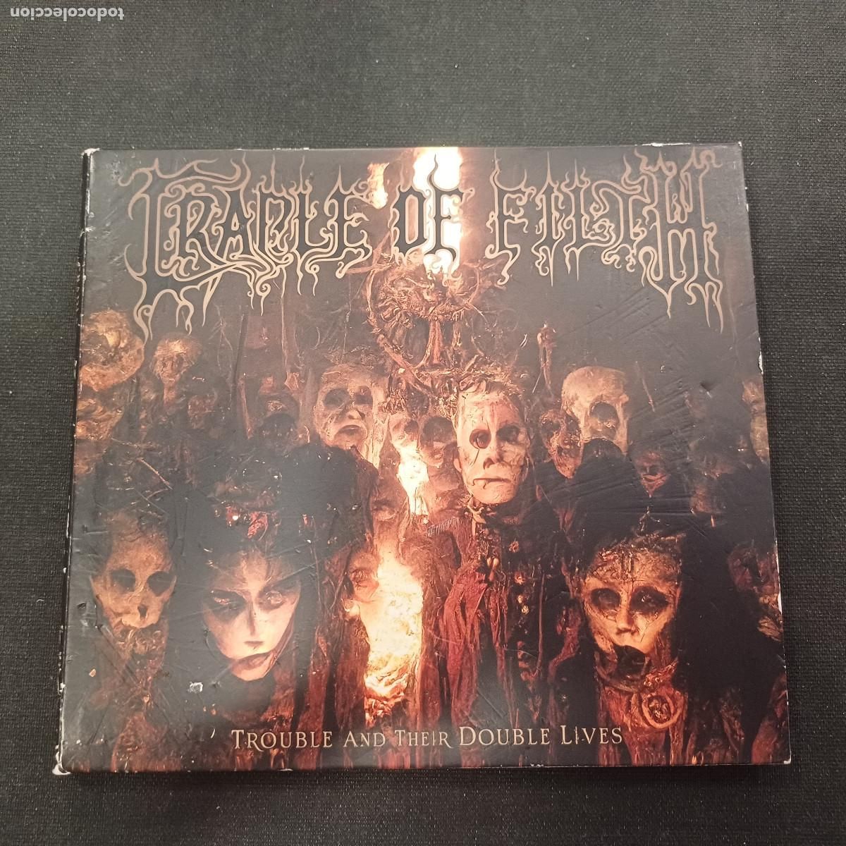 CDs de M&uacute;sica: CRADLE OF FILTH/TROUBLE AND THEIR DOUBLE LIVES/CD 2 DISCOS METAL DIGIPACK.