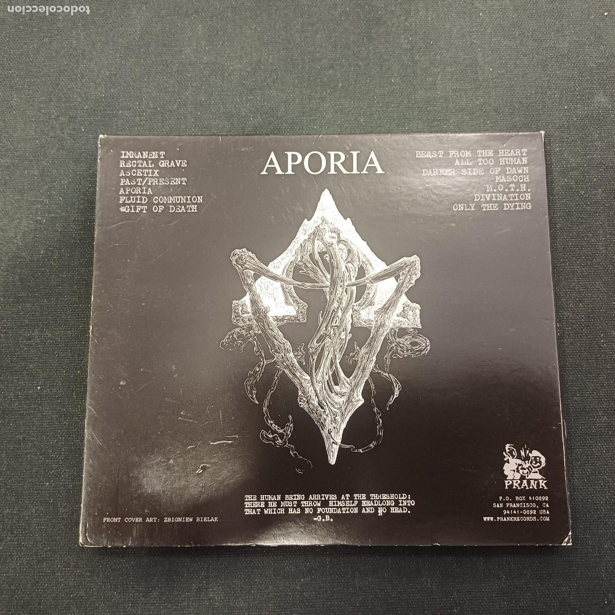 CDs de m&uacute;sica: ACEPHALIX/APORIA/CD METAL DIGIPACK. - Foto 3