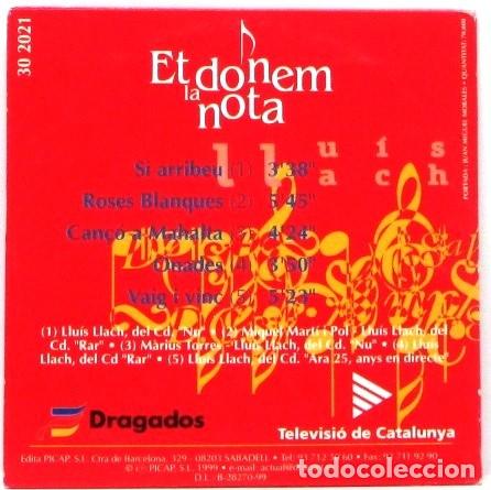 CDs de m&uacute;sica: LLUIS LLACH - ET DONEM LA NOTA - CD RARO - Foto 2