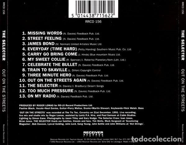 CDs de m&uacute;sica: The Selecter - Out on the Streets - Foto 2