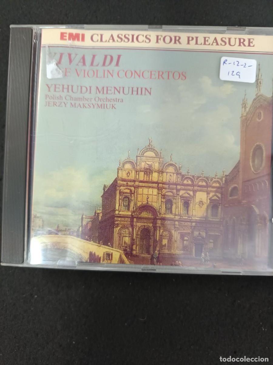 CDs de M&uacute;sica: VIVALDI. FIVE VIOLIN CONCERTOS. VIOL&Iacute;N: YEHUDI MENUHIN. DIR.: JERZY MARKSYMIUK