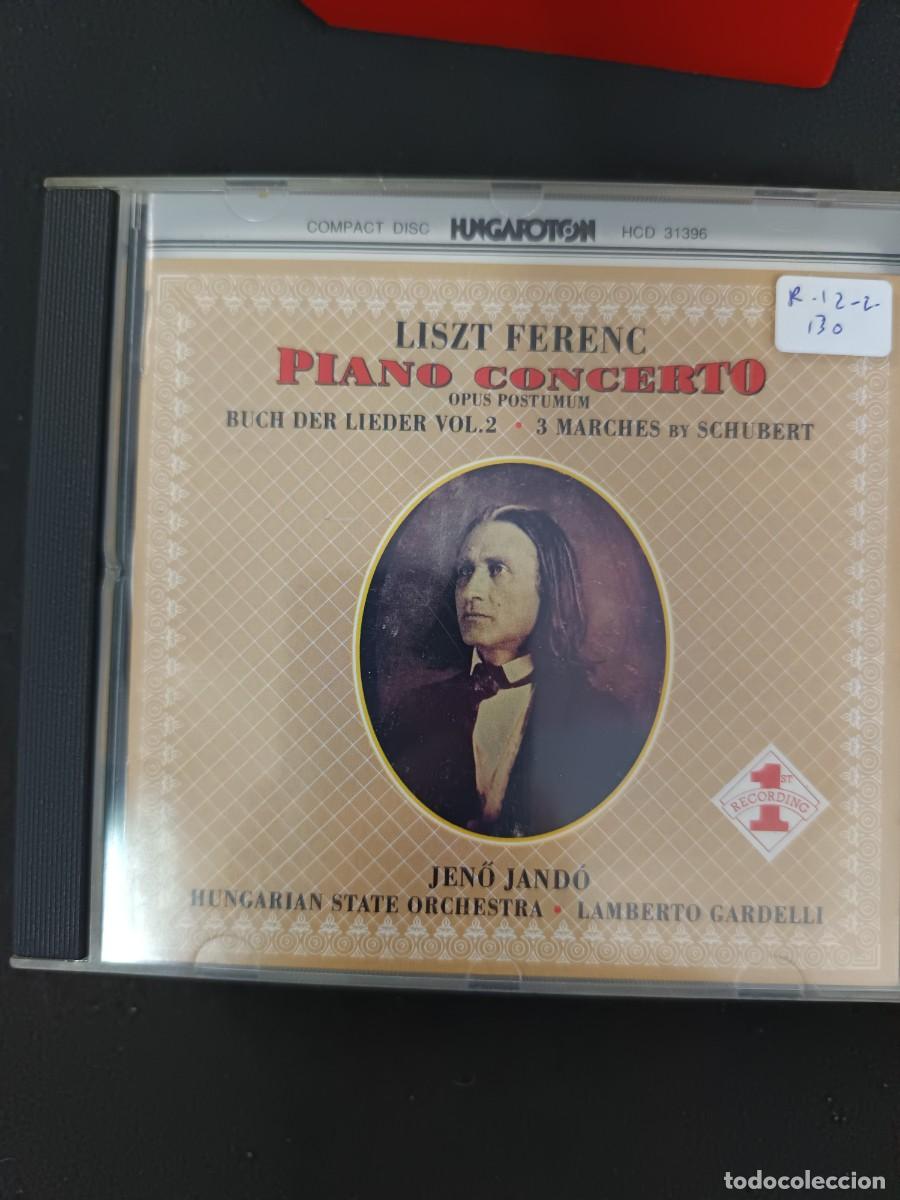 CDs de M&uacute;sica: LISZT FERENC: PIANO CONCERTO OP. POST.; BUCH DER LIEDER VOL. 2; 3 MARCHES BY SCHUBERT