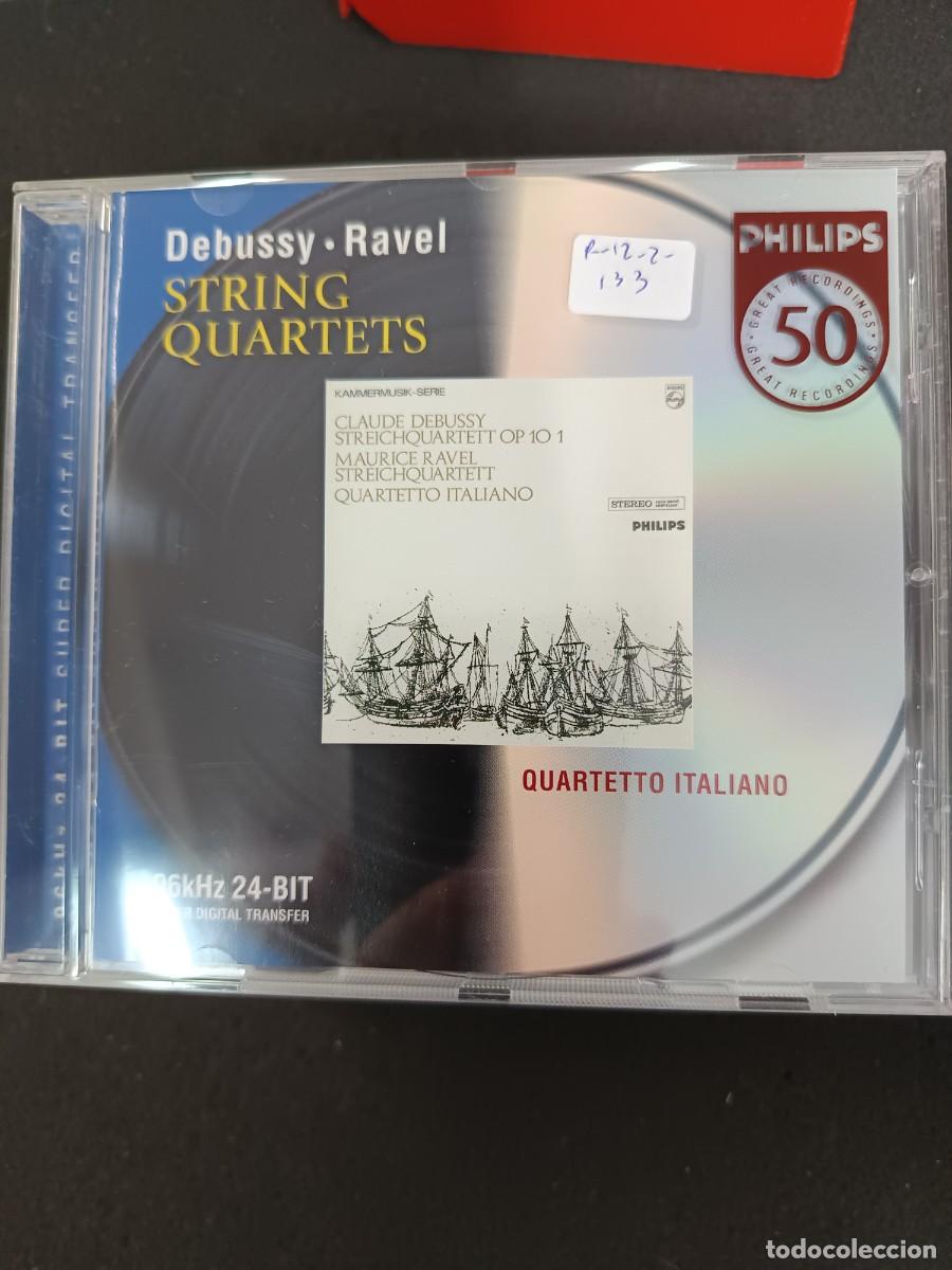 CDs de M&uacute;sica: DEBUSSY. RAVEL. STRING QUARTETS. QUARTETO ITALIANO