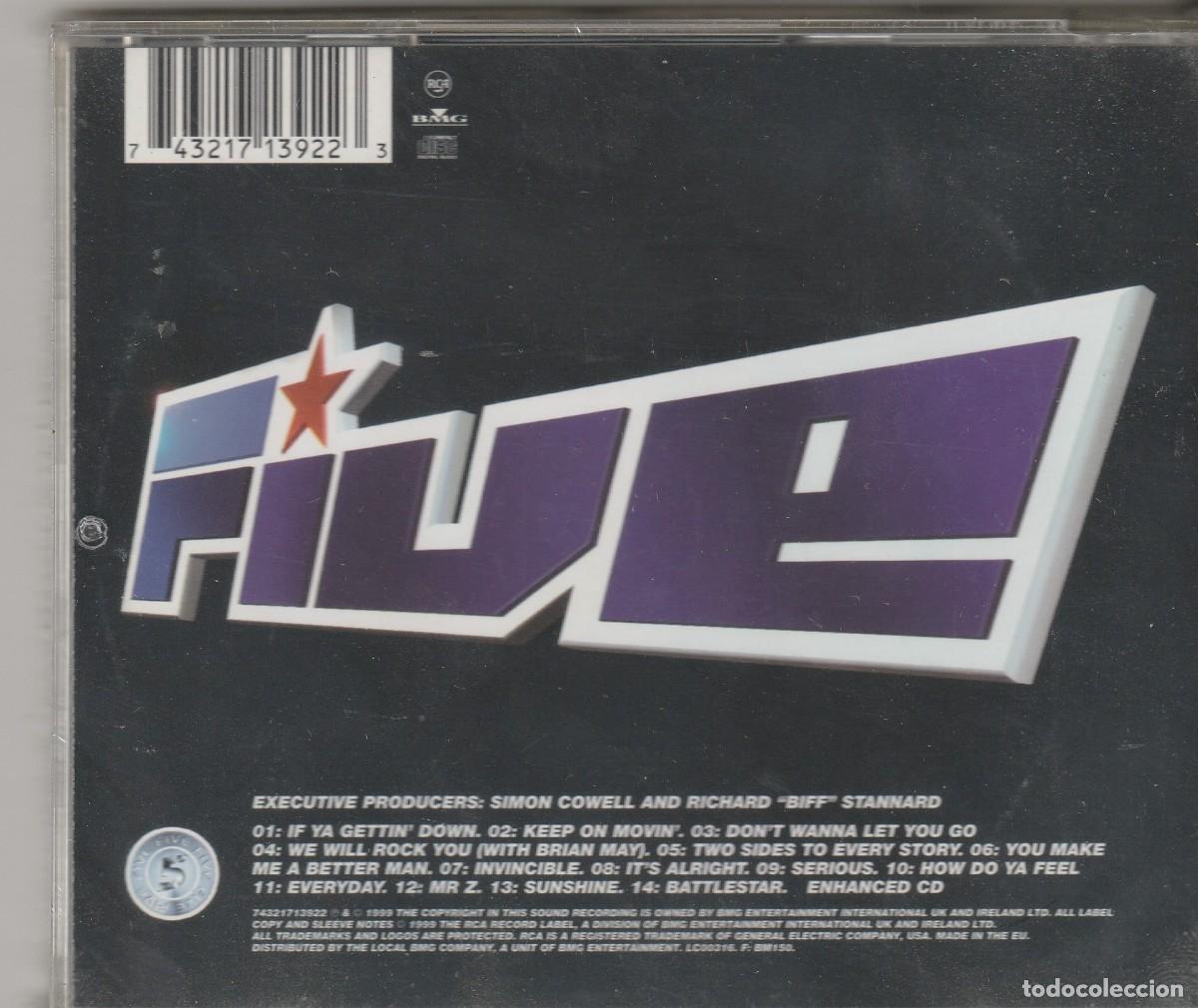 CDs de m&uacute;sica: Five &ndash; Invincible-1999 CD-Pop Rap, Balla-pr&aacute;cticamente nuevo - Foto 2