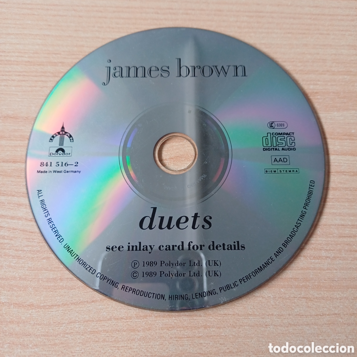 CDs de M&uacute;sica: JAMES BROWN DUETS CD