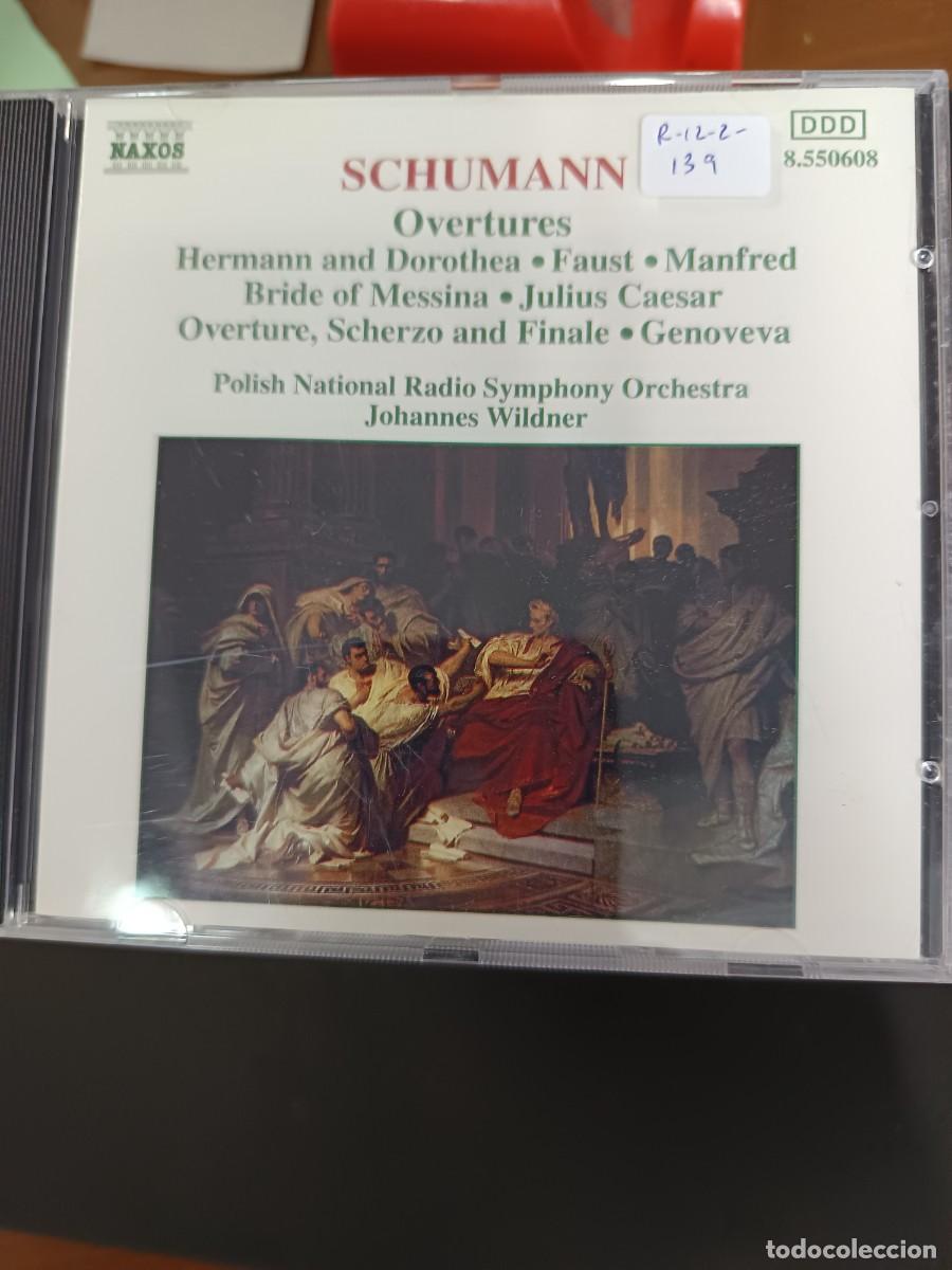 CDs de M&uacute;sica: SCHUMANN. OVERTURES. DIRECTOR: JOHANNNES WILDNER