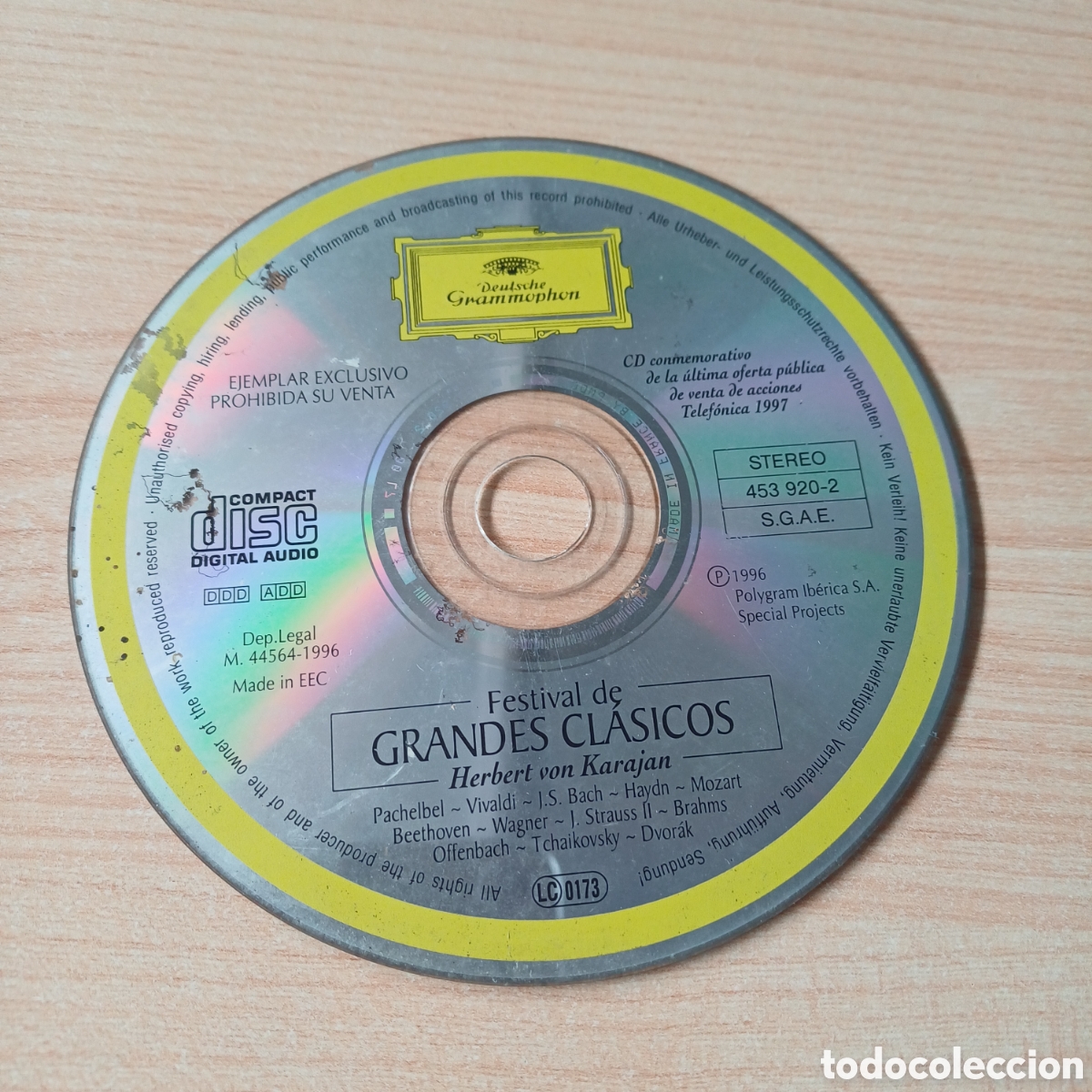CDs de M&uacute;sica: DEUTSCHE GRAMMOPHON FESTIVAL DE GRANDES CLASICOS CD