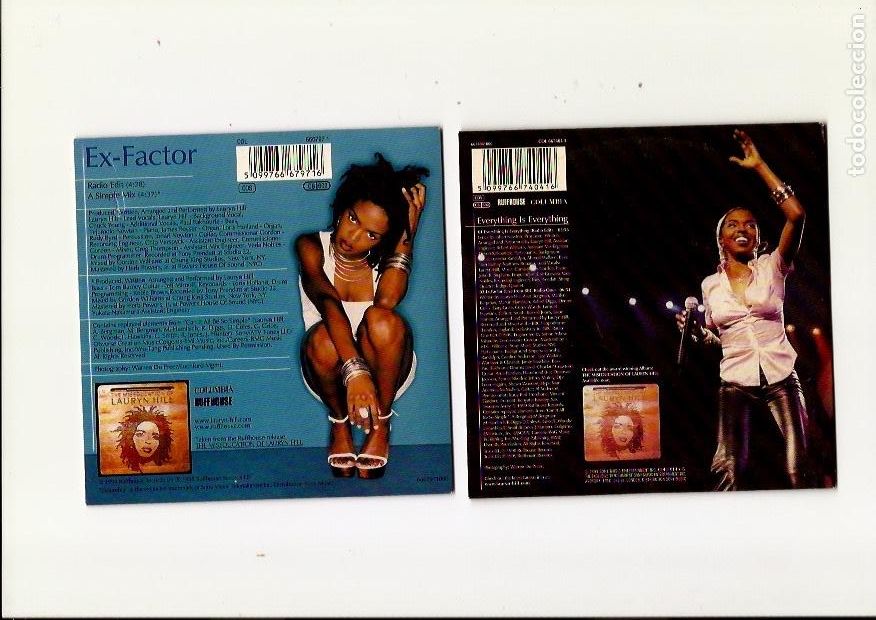 CDs de m&uacute;sica: LAURYN HILL. Ex-factor. Everything is everything (2 cd single) - Foto 2