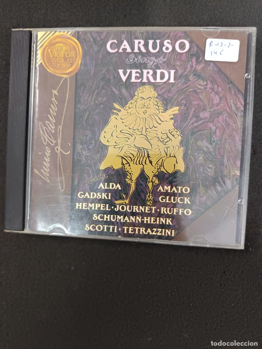 CDs de M&uacute;sica: CARUSO SINGS VERDI. TENOR. RECORDED 1906-1916