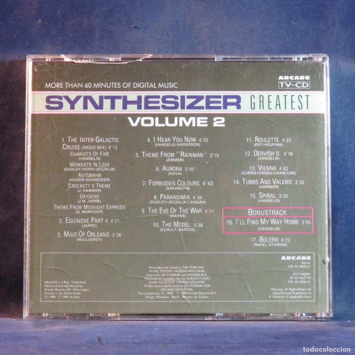 CDs de m&uacute;sica: ED STARINK &ndash; SYNTHESIZER GREATEST VOLUME 2 - CD - Foto 2