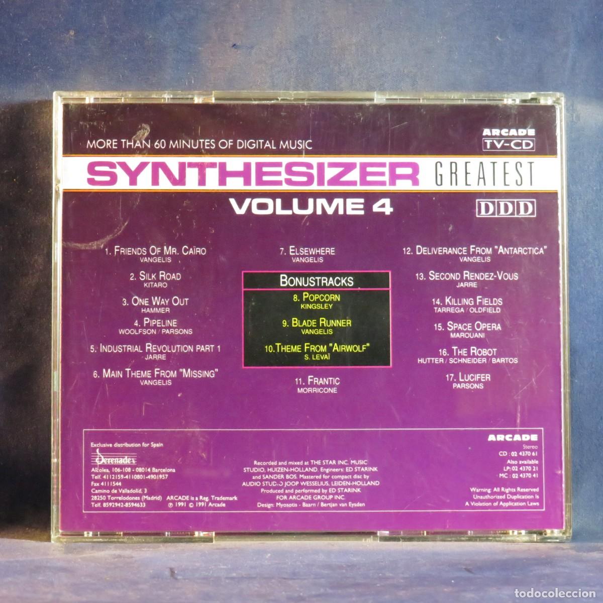 CDs de m&uacute;sica: ED STARINK &ndash; SYNTHESIZER GREATEST VOLUME 4 - CD - Foto 2