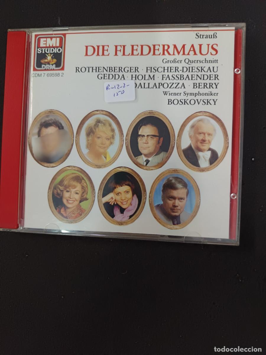 CDs de M&uacute;sica: STRAUSS. DIE FLEDERMAUS. GROSSER QUERSCHNITT.- WIENER SYMPHONIKER. BOSKOVSKY