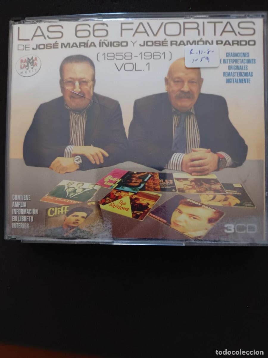CDs de M&uacute;sica: 3 CD SET. las 66 favoritas de jos&eacute; mar&iacute;a i&ntilde;igo y jos&eacute; ram&oacute;n pardo (1958-1961) vol. 1