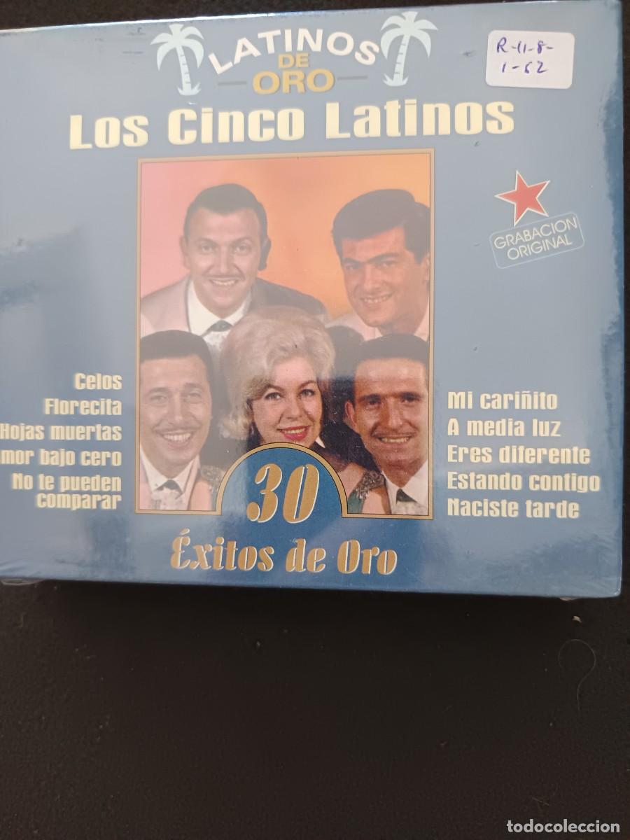 CDs de m&uacute;sica: 2 CD SET. LATINOS DE ORO. LOS CINCO LATINOS. 30 &Eacute;XITOS DE ORO - Foto 1