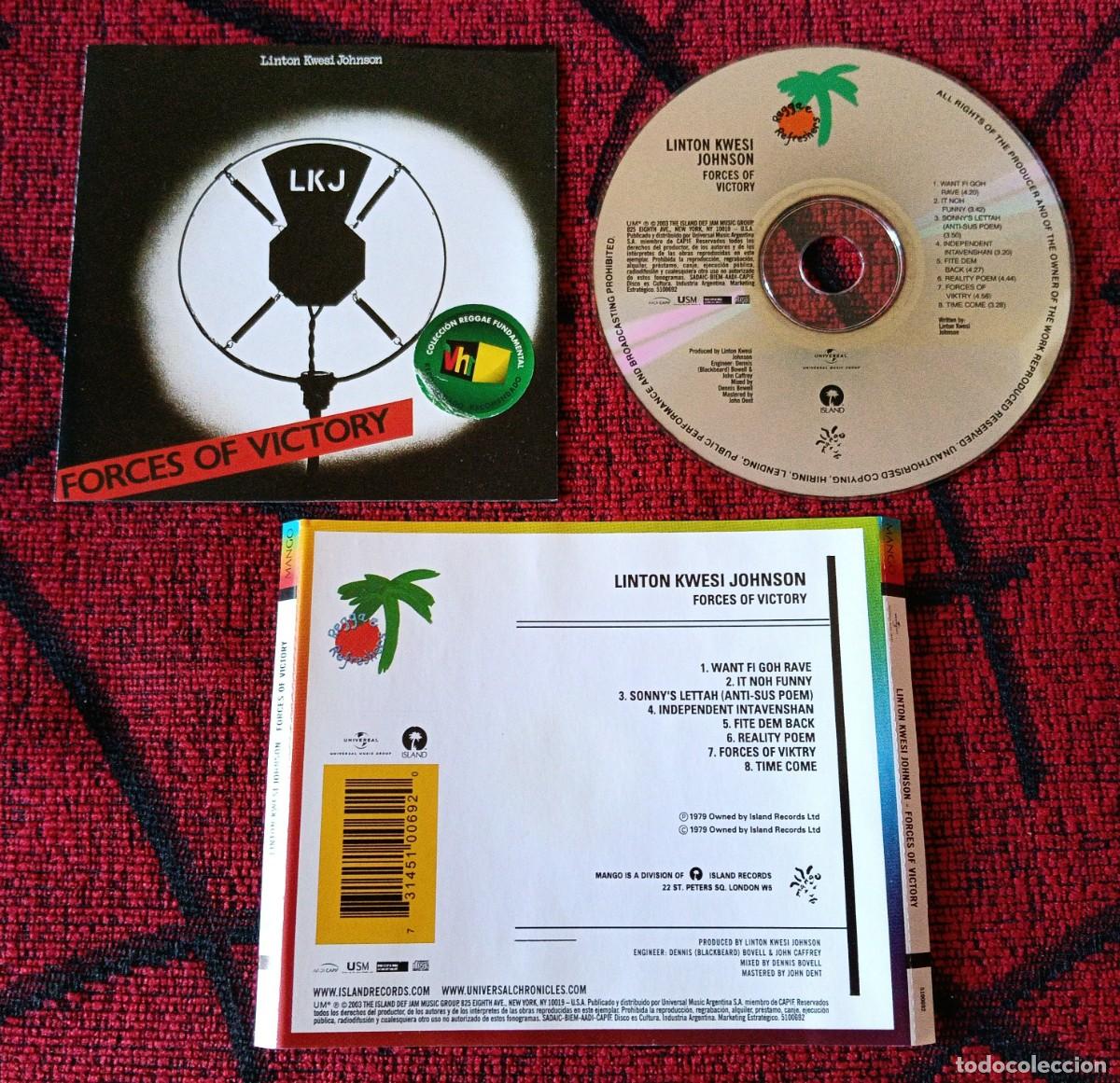 CDs de M&uacute;sica: LINTON KWESI JOHNSON ** Forces Of Victory ** CD REEDICION 2003 ARGENTINA