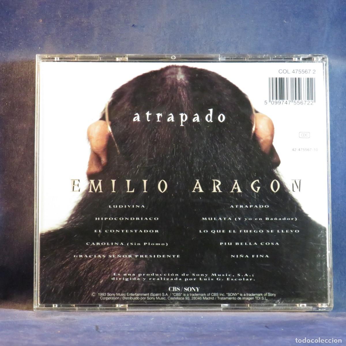 CDs de m&uacute;sica: EMILIO ARAG&Oacute;N &ndash; ATRAPADO - CD - Foto 2