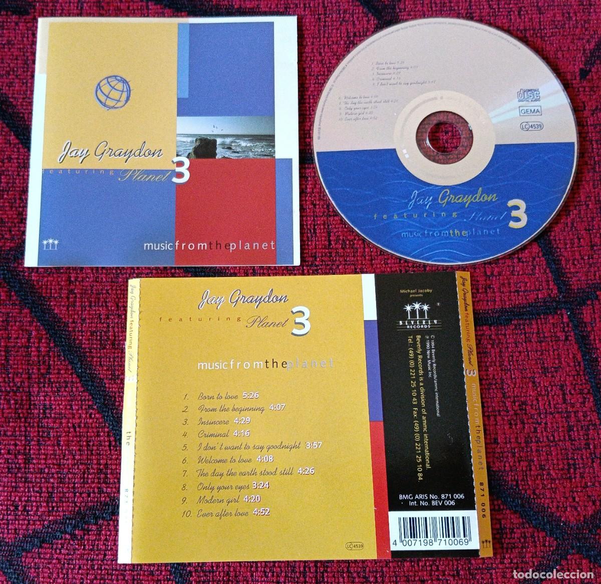 CDs de M&uacute;sica: JAY GRAYDON Featuring PLANET 3 ** Music From The Planet ** CDF ALEMANIA 1994
