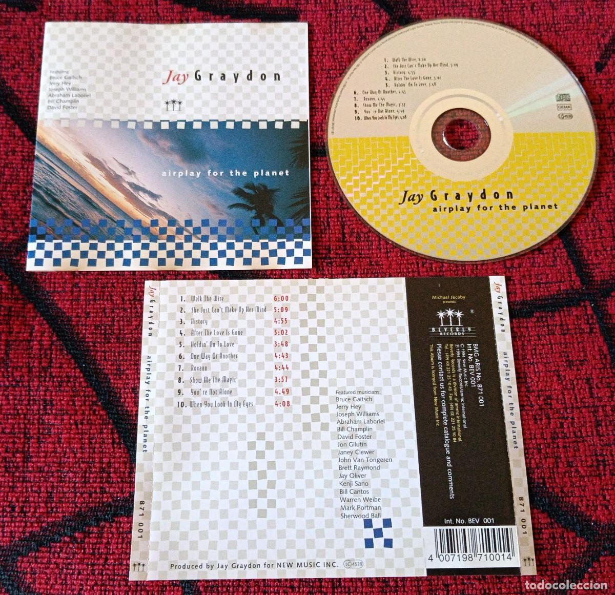 CDs de M&uacute;sica: JAY GRAYDON ** Airplay For The Planet ** CD ALEMANIA 1994