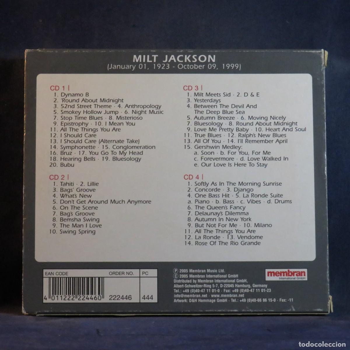 CDs de m&uacute;sica: MILT JACKSON &ndash; LA RONDE SUITE - CD - Foto 2