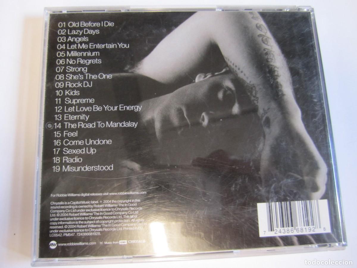 CDs de m&uacute;sica: cd robbie williams greatest hits - Foto 3