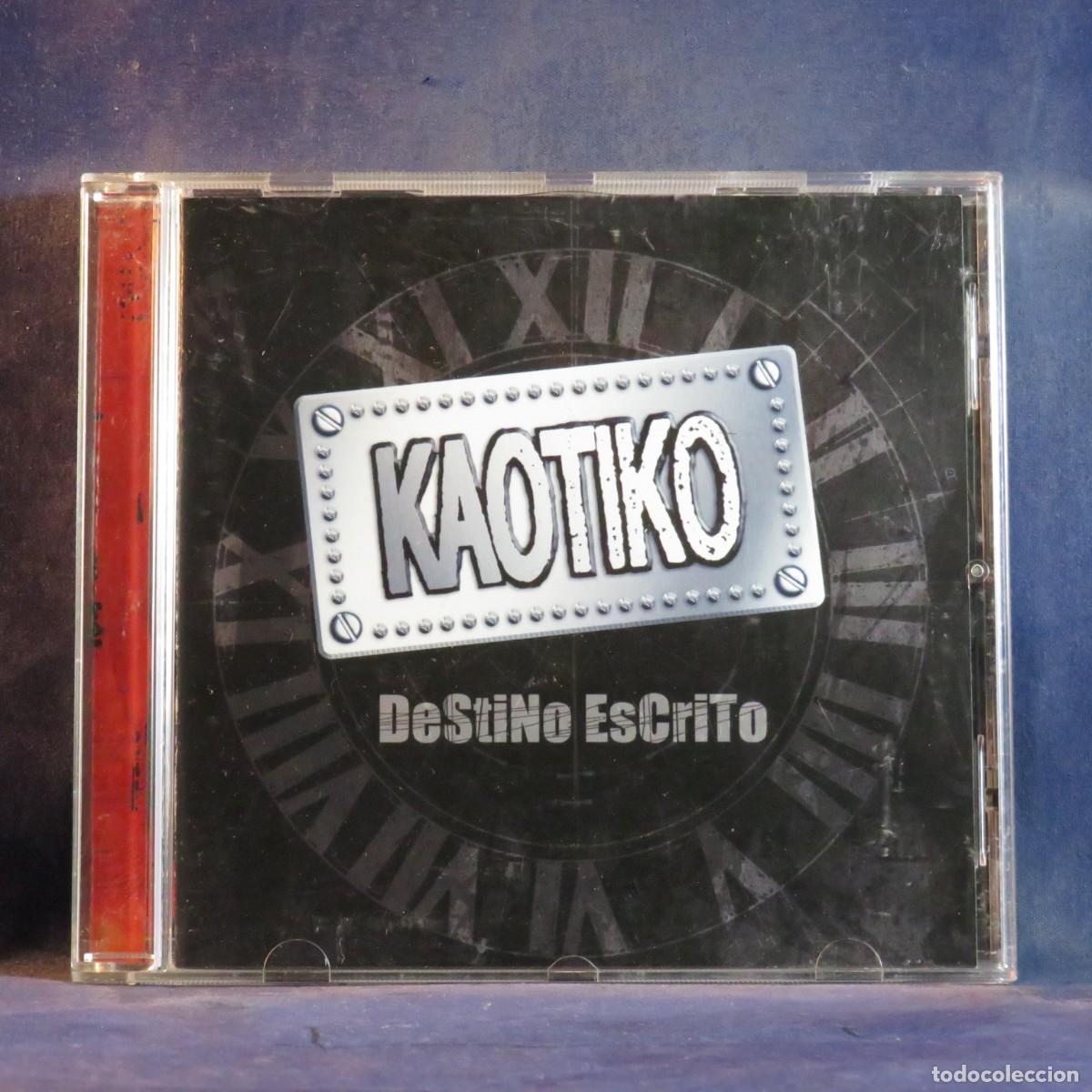 CDs de M&uacute;sica: KAOTIKO &ndash; DESTINO ESCRITO - CD