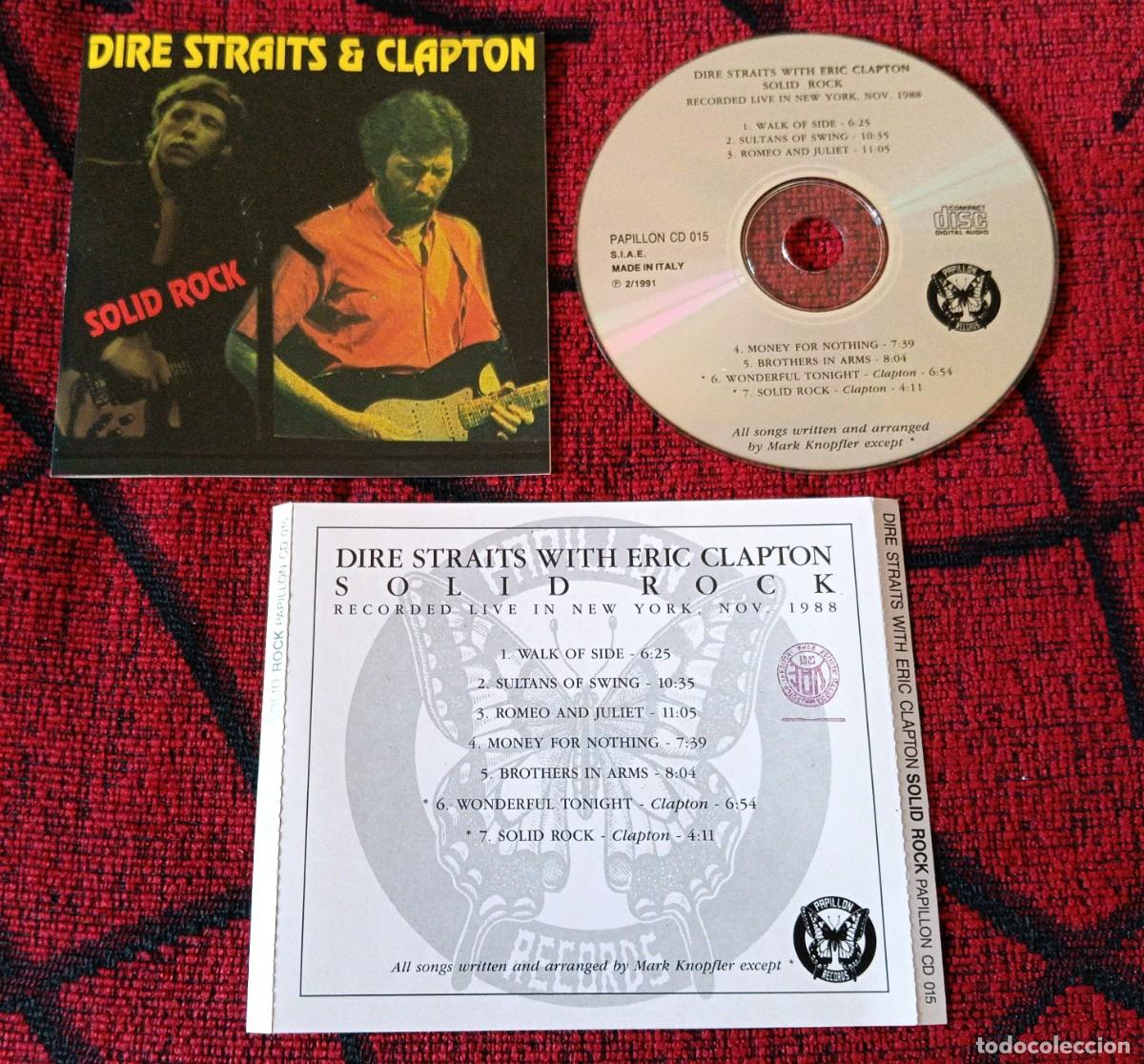 CDs de M&uacute;sica: DIRE STRAITS & ERIC CLAPTON ** Solid Rock ** LIVE IN NEW YOURK 1988 CD ORIGINAL