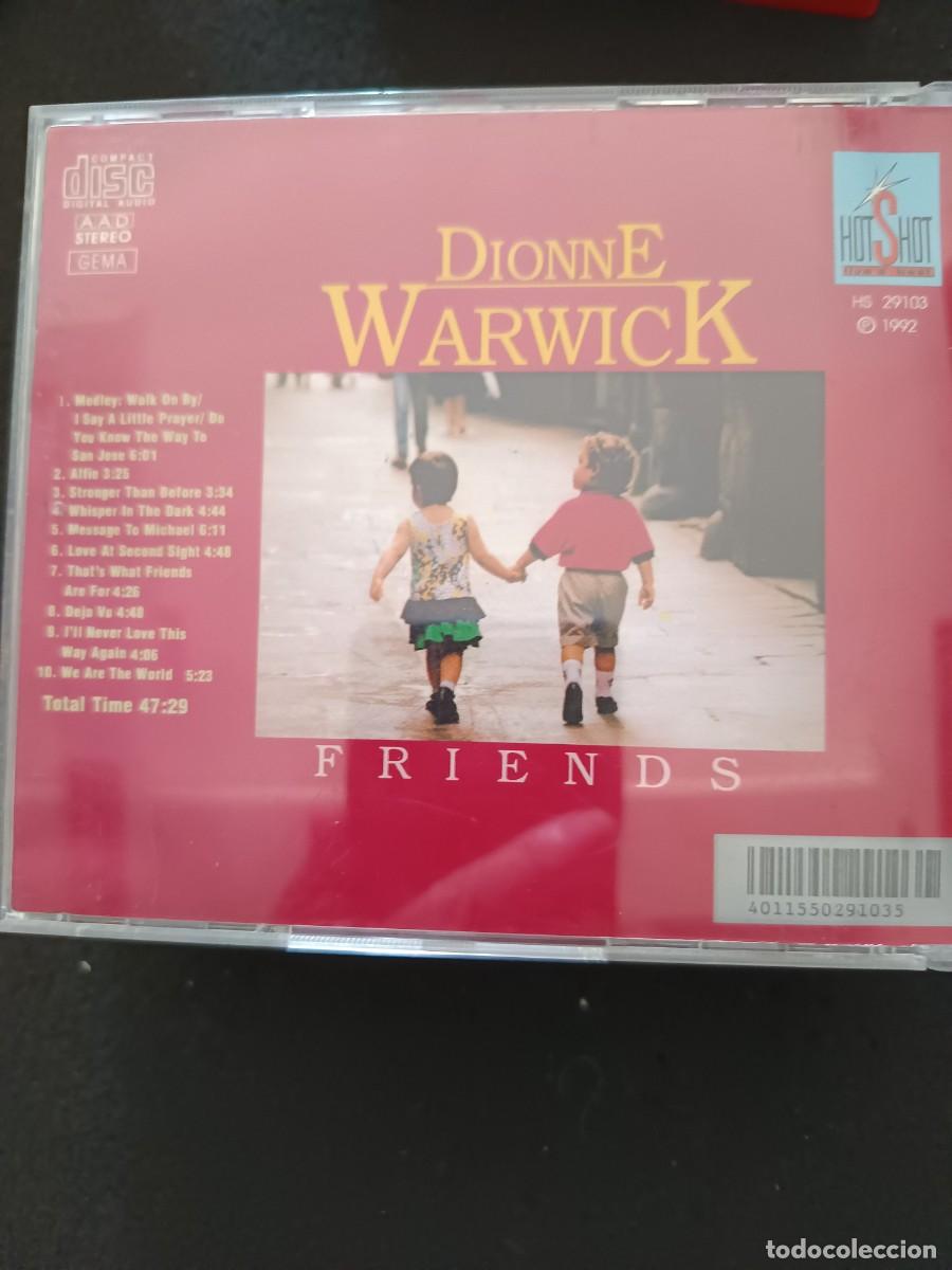 CDs de m&uacute;sica: DIONNE WARWICK. FRIENDS - Foto 2