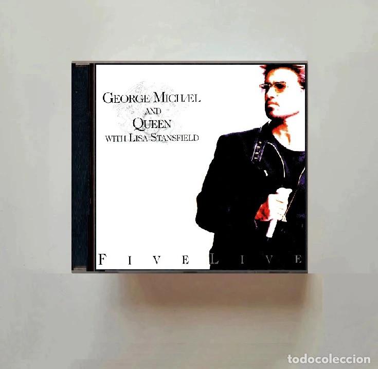 CDs de M&uacute;sica: GEORGE MICHAEL & QUEEN. WITH LISA STANSFIELD. FIVE LIVE. CD.