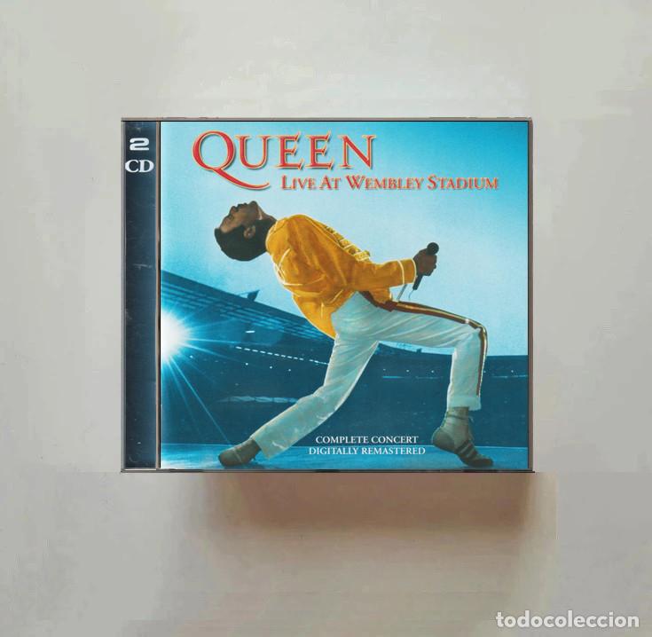 CDs de M&uacute;sica: [DOBLE CD]. QUEEN. LIVE AT WEMBLEY STADIUM. COMPLETE CONCERT.