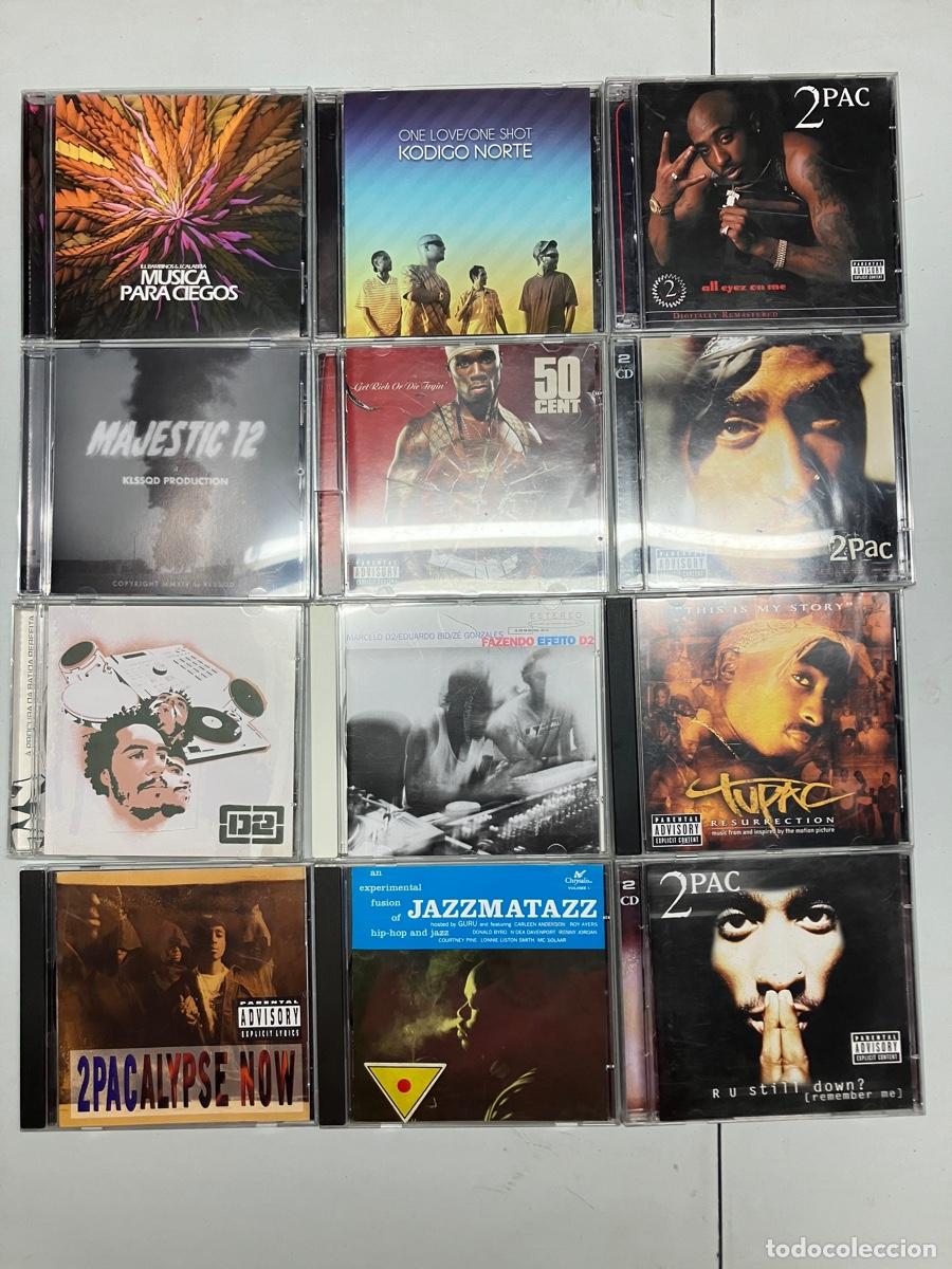 CDs de M&uacute;sica: HIP HOP / RAP / R&B - LOTE 68 CDs + DVDs