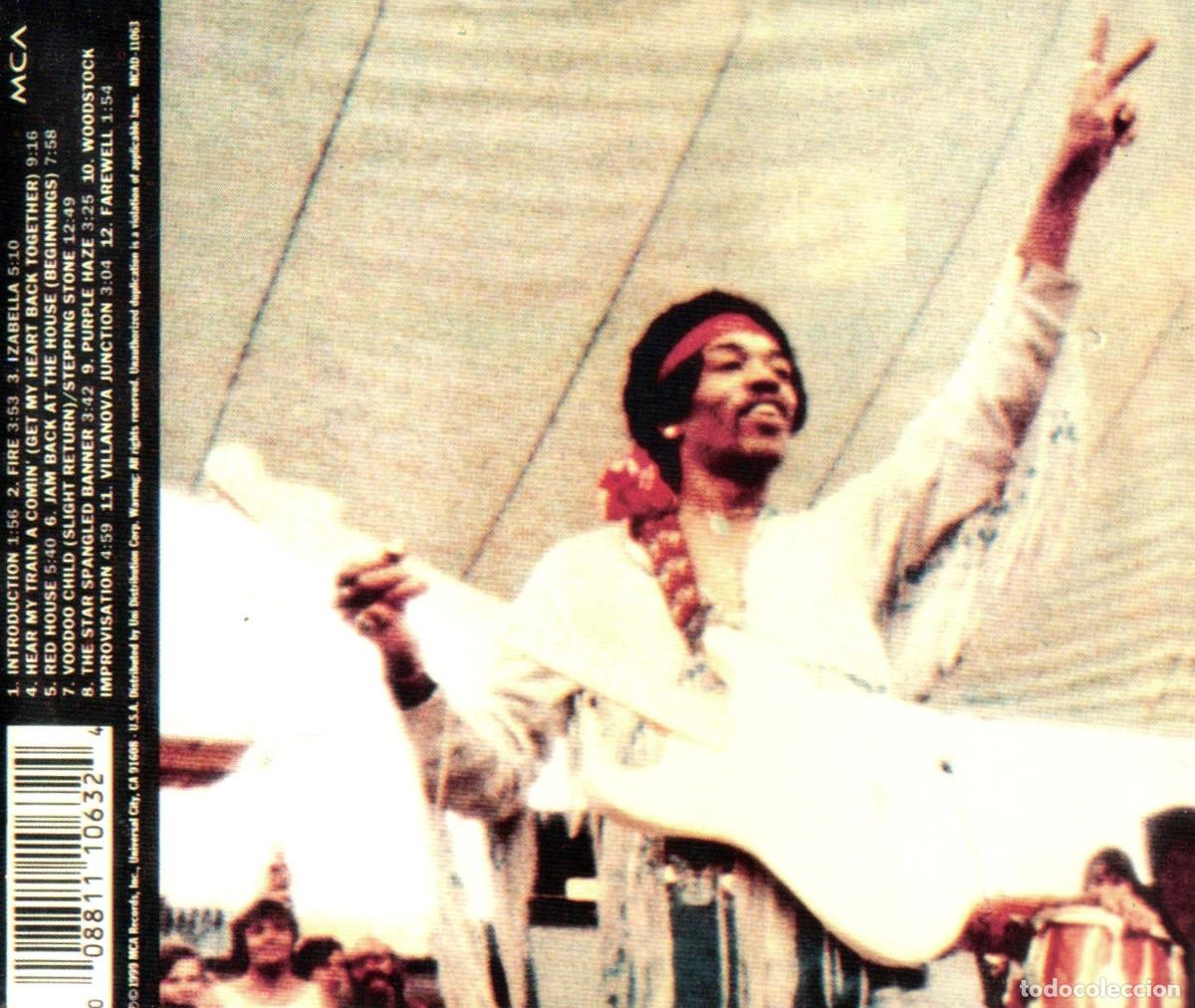 CDs de m&uacute;sica: JIMI HENDRIX. WOODSTOCK. CD. - Foto 2
