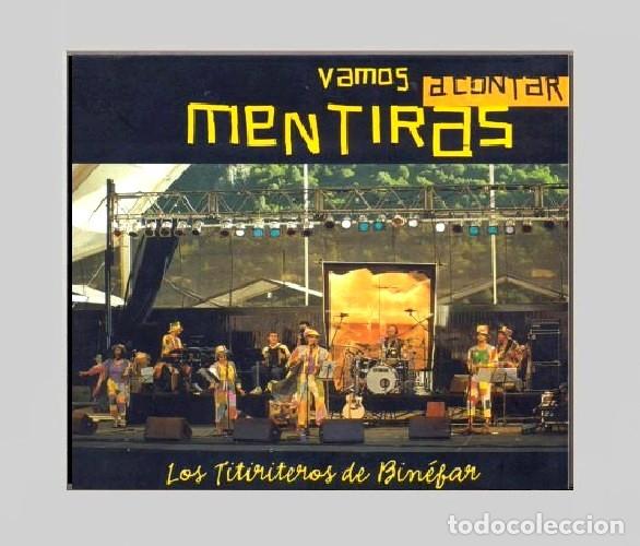CDs de M&uacute;sica: �G280 - TITIRITEROS DE BINEFAR. VAMOS A CONTAR MENTIRAS. TEATRO DE TITERES Y ANIMACION. HUESCA. CD.